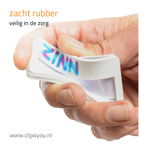 zachte naambadge,veilig in de zorg
