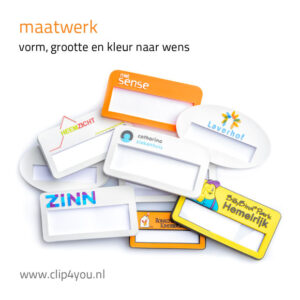 zachte naambadge voor de zorg - maatwerk