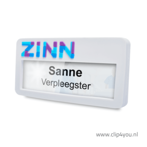 zachte naambadge voor de zorg