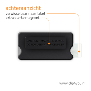 aluminium naambadge Paris - magneet