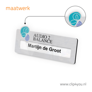 aluminium naambadge Madrid - maatwerk